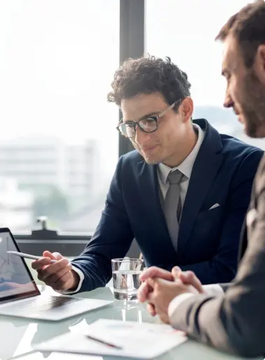 Generic Business People Looking at papers